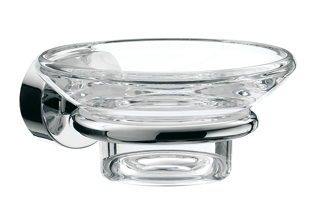 emco rondo 2 Seifenhalter Glasteil klar, chrom, 453000100 453000100