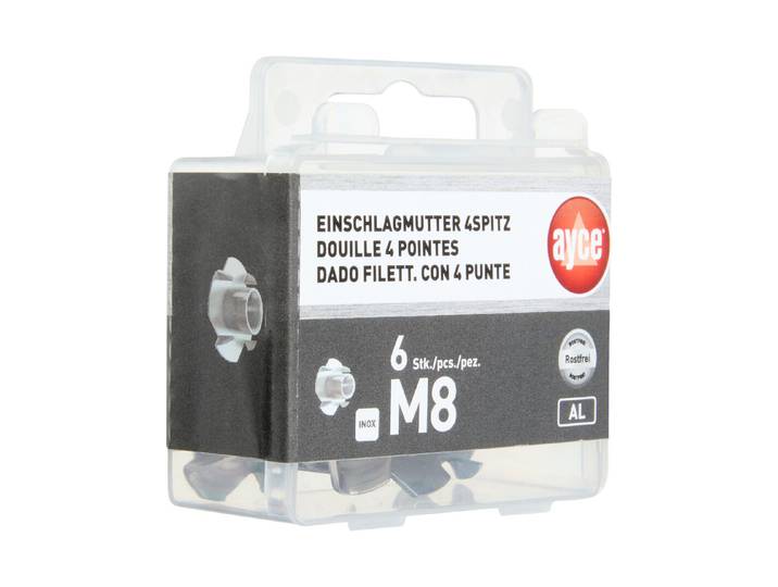 Einschlagmutter Edelstahl M8