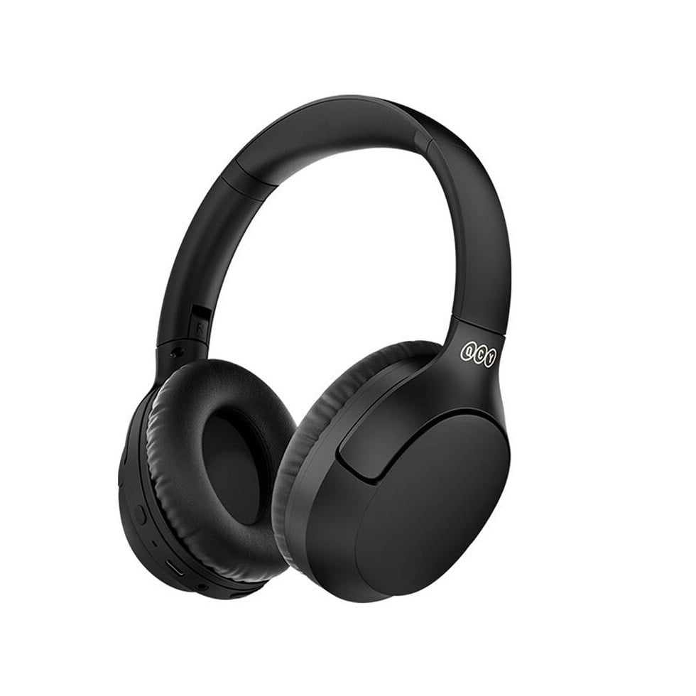 QCY H2 PRO Koptelefoon met microfoon - Zwart - Bedraad en draadloos