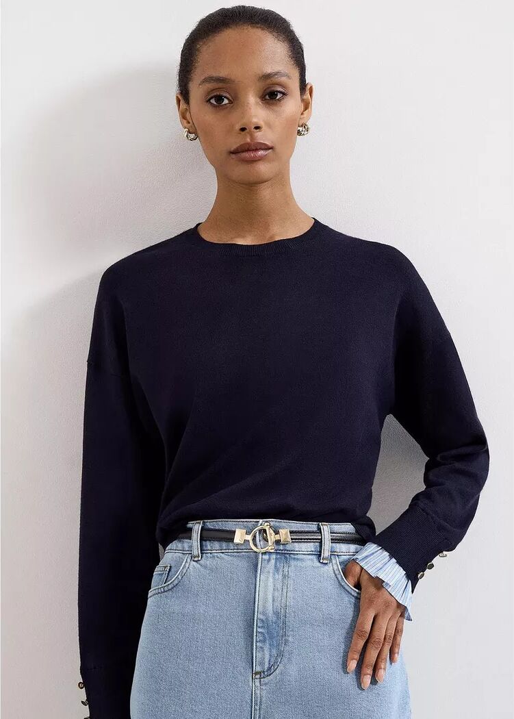 Phase Eight - Pullover, für Damen, Marine Größe M