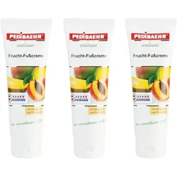 3er Pack - PEDIBAEHR Frucht-Fußcreme 3x125ml