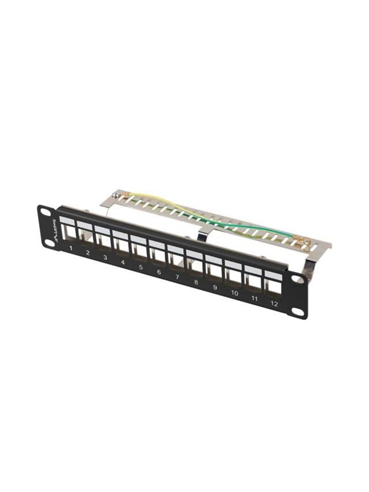 Lanberg - patch panel (blank) - 12 port FTP - 1U