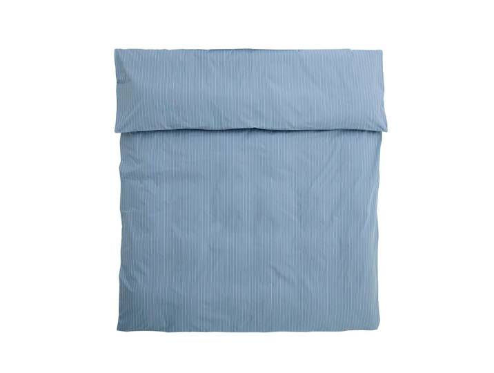HAY - Fineline Bettdeckenbezug, 200 x 200 cm, blau