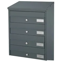ScanPro Safepost Briefkastenanlage 4-Fach BDL914