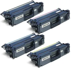 Gigao TN-821XL CMYK Toner-Set kompatibel mit Brother für MFC-L9670CDNTT - 4 Farben XL