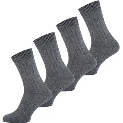 NUR DER Herren Basicsocken Bambus* Warme Socke 4er Pack