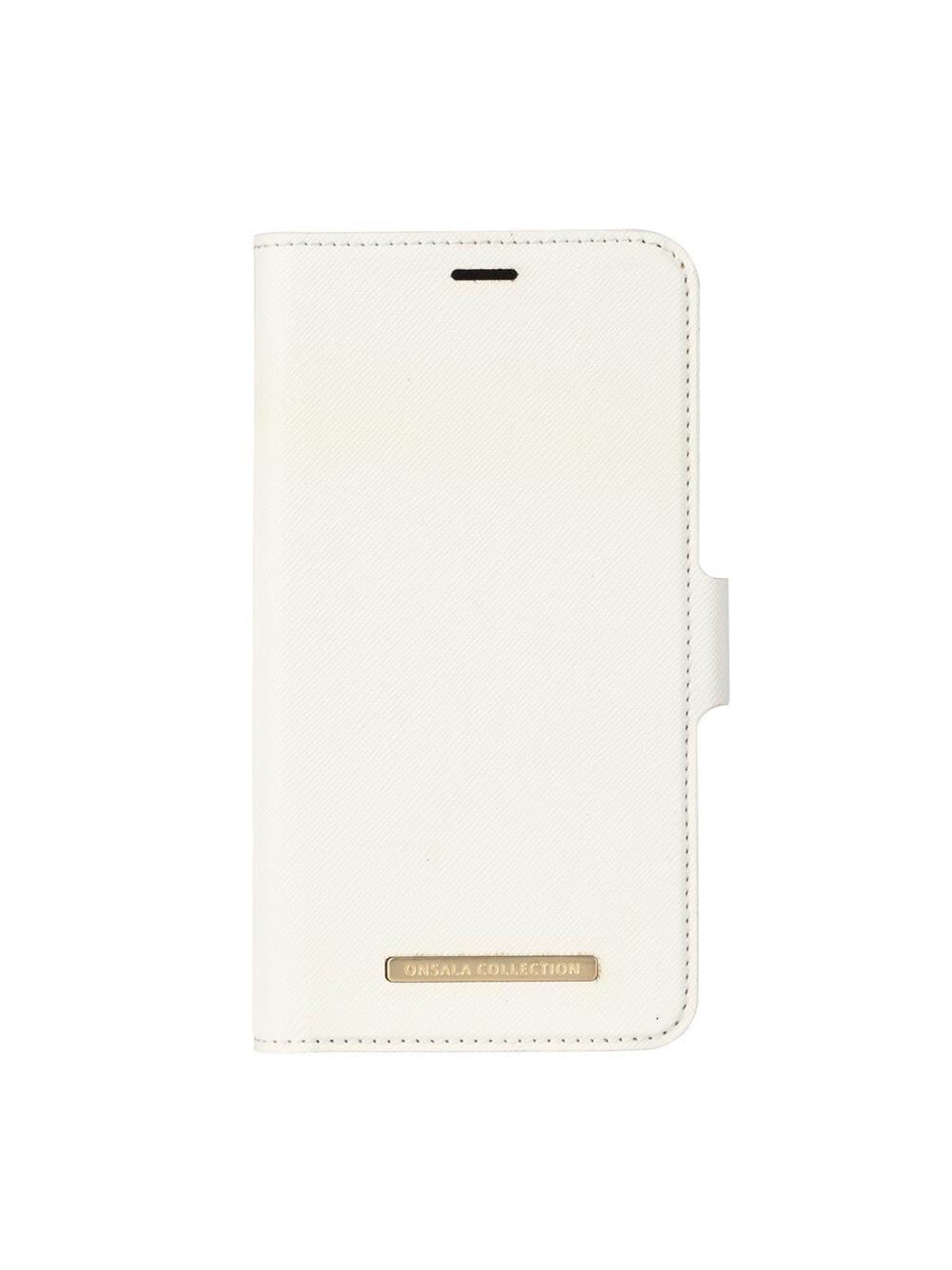 ONSALA Mobile Wallet Saffiano White iPhoneXR