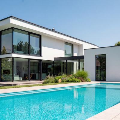 Rechteckpool mit Skimmer 3,0x6,0m Bay