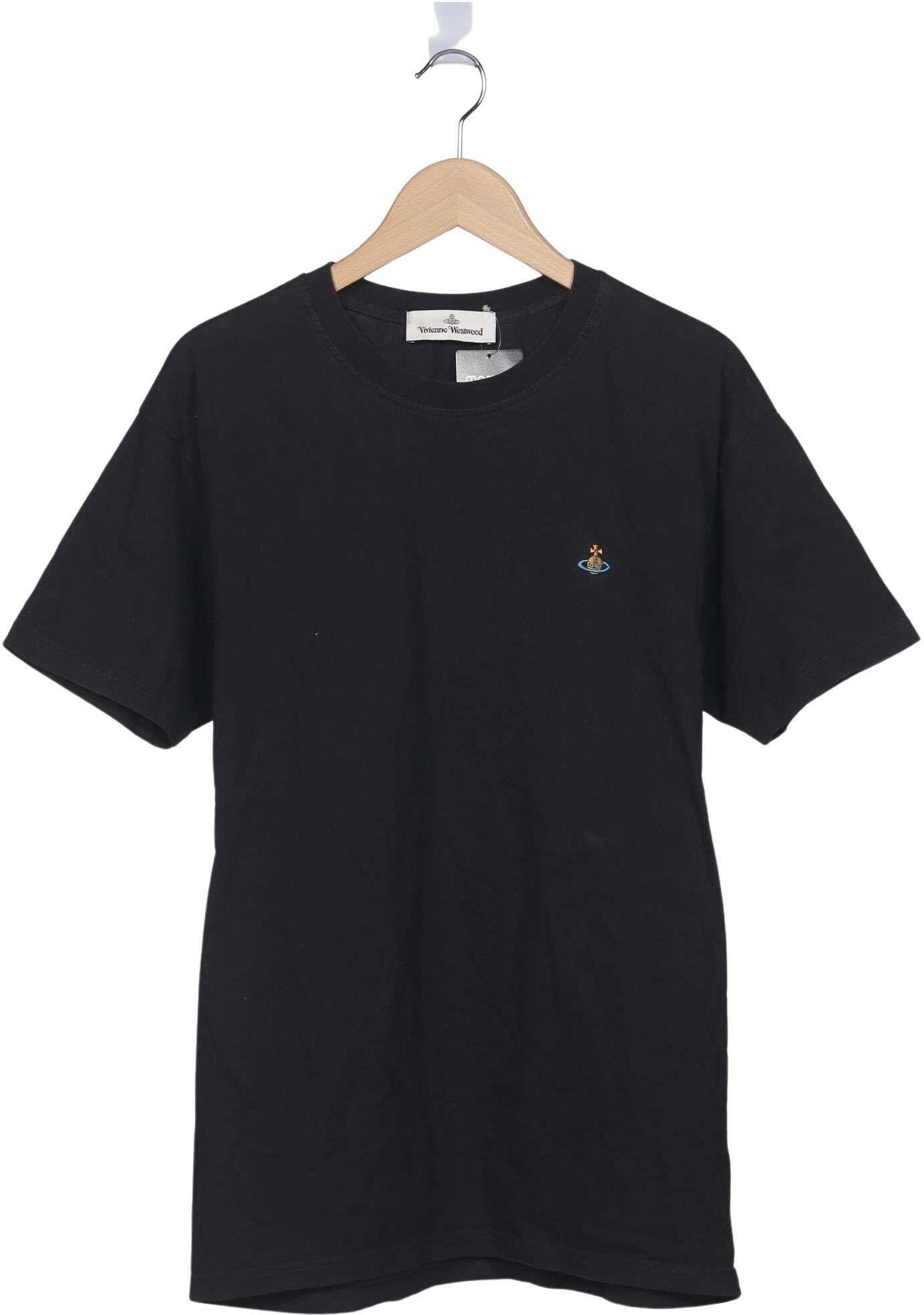 Vivienne Westwood Damen T-Shirt, Schwarz, Gr. L, Baumwolle - Second Hand