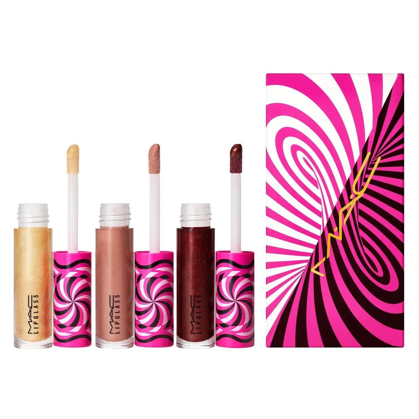 MAC Cosmetics Tiny Tricks Set MAC: Lipglass, Lip Gloss, Optical Delusion, 2.4 g + Lipglas (41906421)