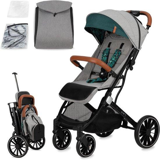 MoMi Kinderwagen Onderweg Buggy Lichtgewicht Inklapbaar Groen