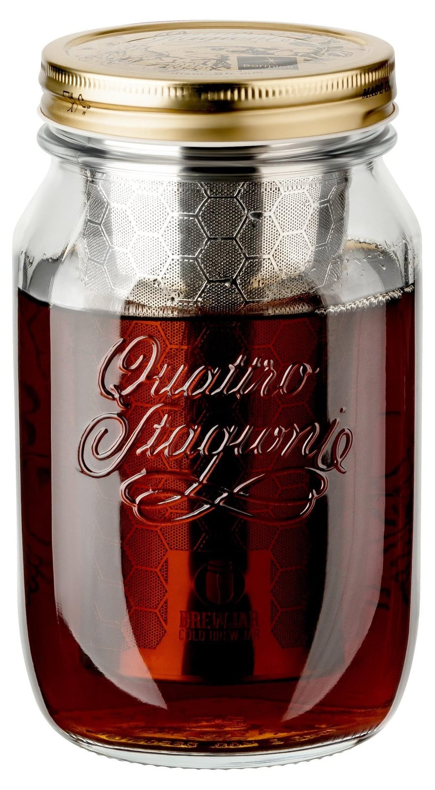Dripio Cold Brew koffiekan met roestvrijstalen filter, 1 liter