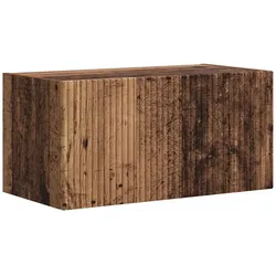Helloshop26 - Moderne dekorative Wand-TV-Möbel mit Regalen 60 x 31 x 29 cm aus Holzwerkstoff Altholz