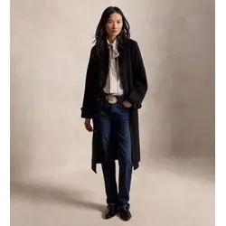 Polo Ralph Lauren für Damen. 211966538500 Balma Wollmantel schwarz (XS), Lässig, Wolle, Klassisch