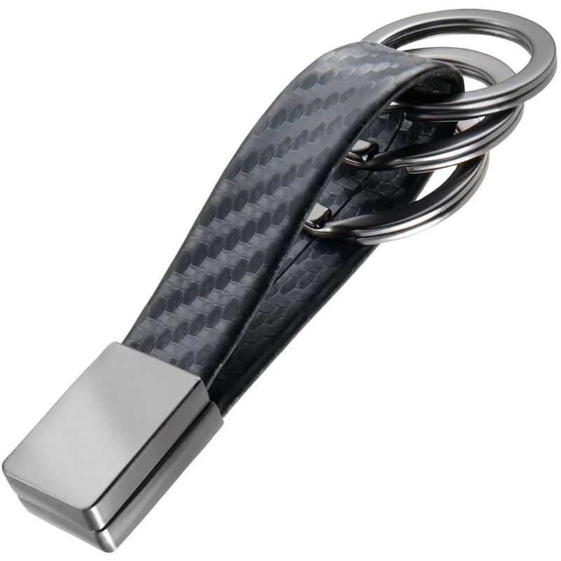 TROIKA Schlüsselanhänger TWISTER CARBON