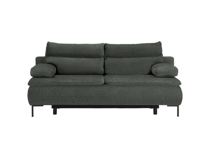 Novel Boxspringsofa, Dunkelgrün, Metall, Füllung: Schaumstoff, 202x93x100 cm, Stoffauswahl, Wohnzimmer, Sofas & Couches, Schlafsofas, Schlafsofas mit Bettkasten