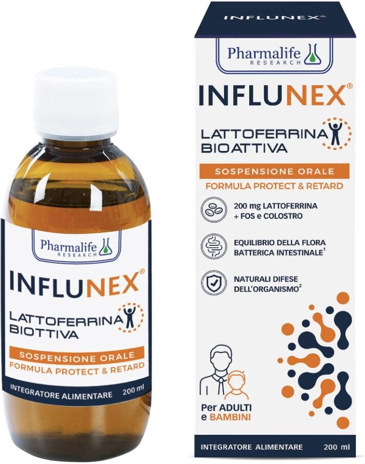 PHARMALIFE RESEARCH Srl INFLUNEX LATTOFERRINA 200ML