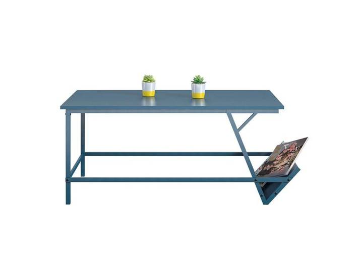 Regal Table basse bleue