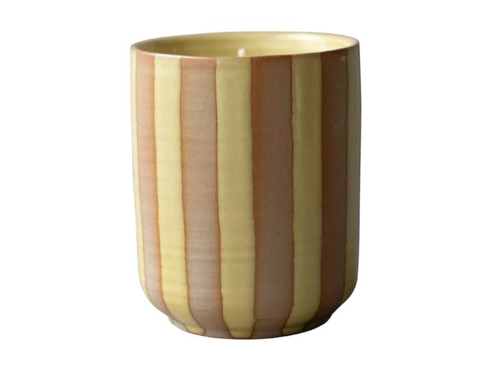 DBKD Bougie parfumée Burn 60 h Stripe yellow