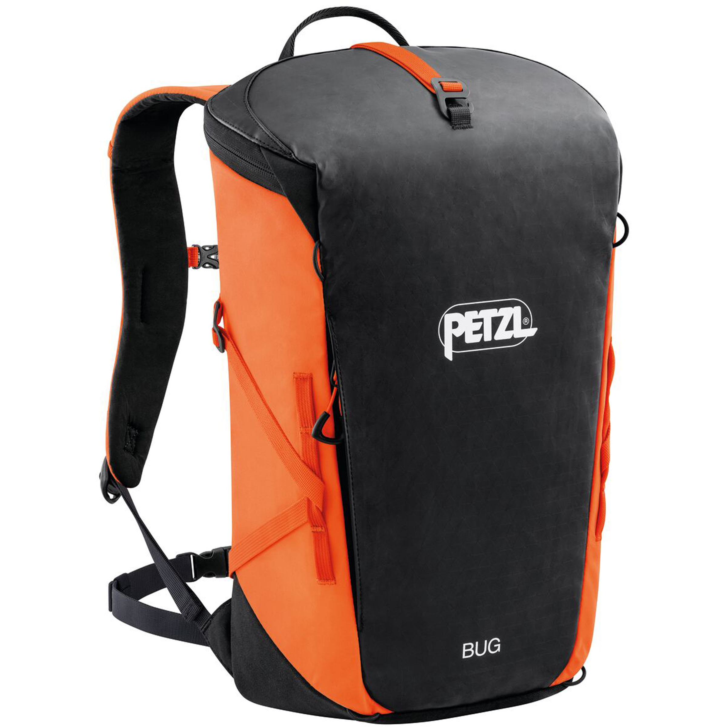 Petzl Bug Kletterrucksack Kletterrucksäcke orange Größe 18L Alpinklettern | Sportklettern