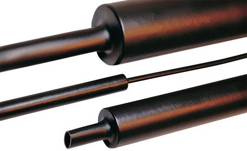 HellermannTyton 323-20300 Schrumpfschlauch mit Kleber Schwarz 30mm 8mm Schrumpfrate:4:1 1m