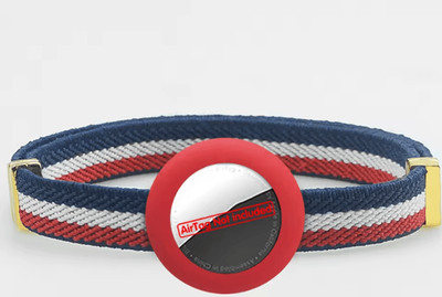 Inspire Curations SafeTrack Breakaway AirTag Cat Collar For Kittens & Cats multicolored