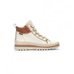 Pikolinos für Damen. W3W-8564C1 Off-white Vigo Leder-Stiefeletten (39), Weiß, 1 bis 3 cm, Reißverschluss, Lässig