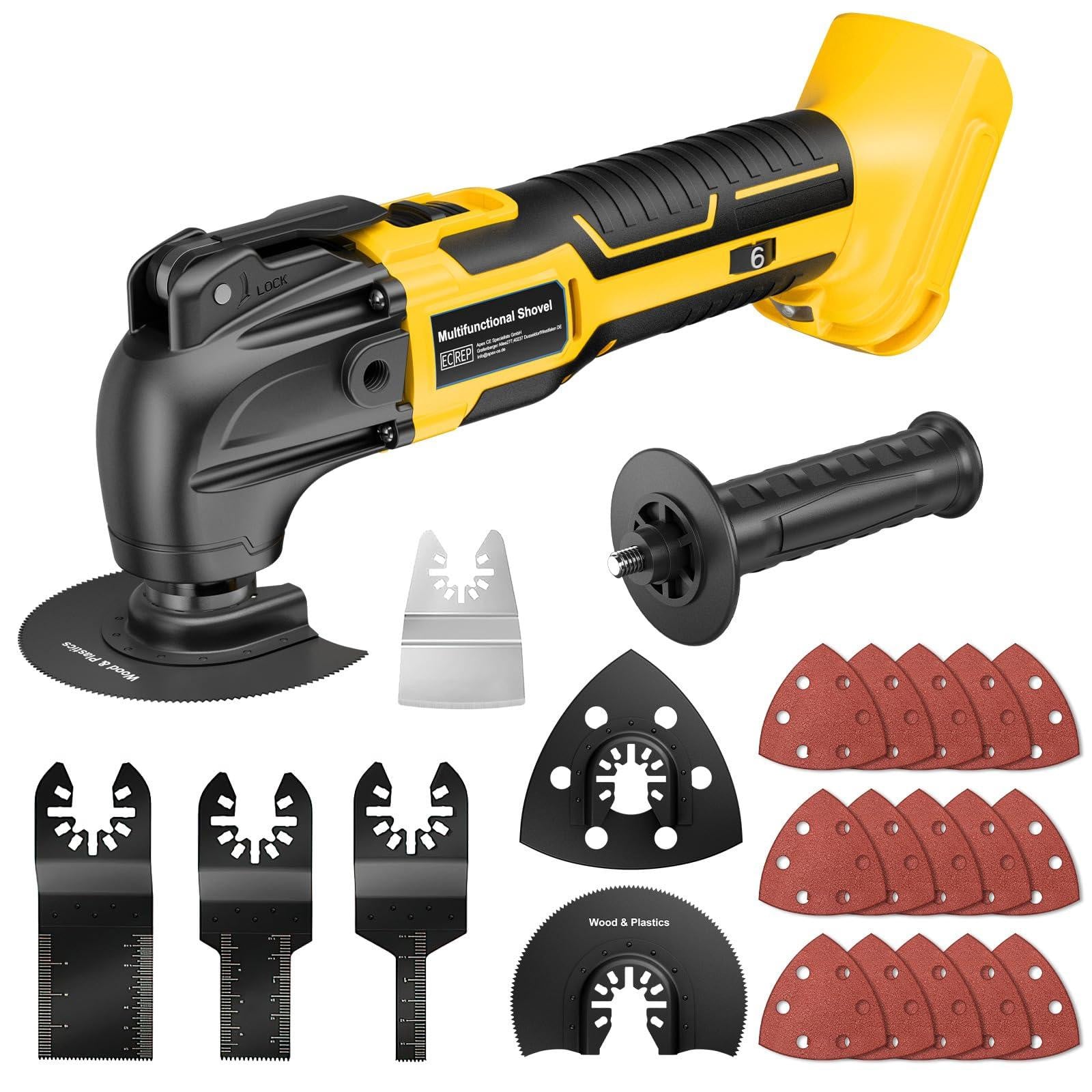 Selius Accu-oscillerend gereedschap voor 18V 20V met 23 accessoires