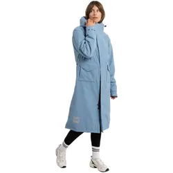 Red Evo Pro Slimline Damen Parka Windjacke alpine blue