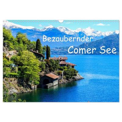 Bezaubernder Comer See (Wandkalender 2027 DIN A3 quer), CALVENDO Monatskalender