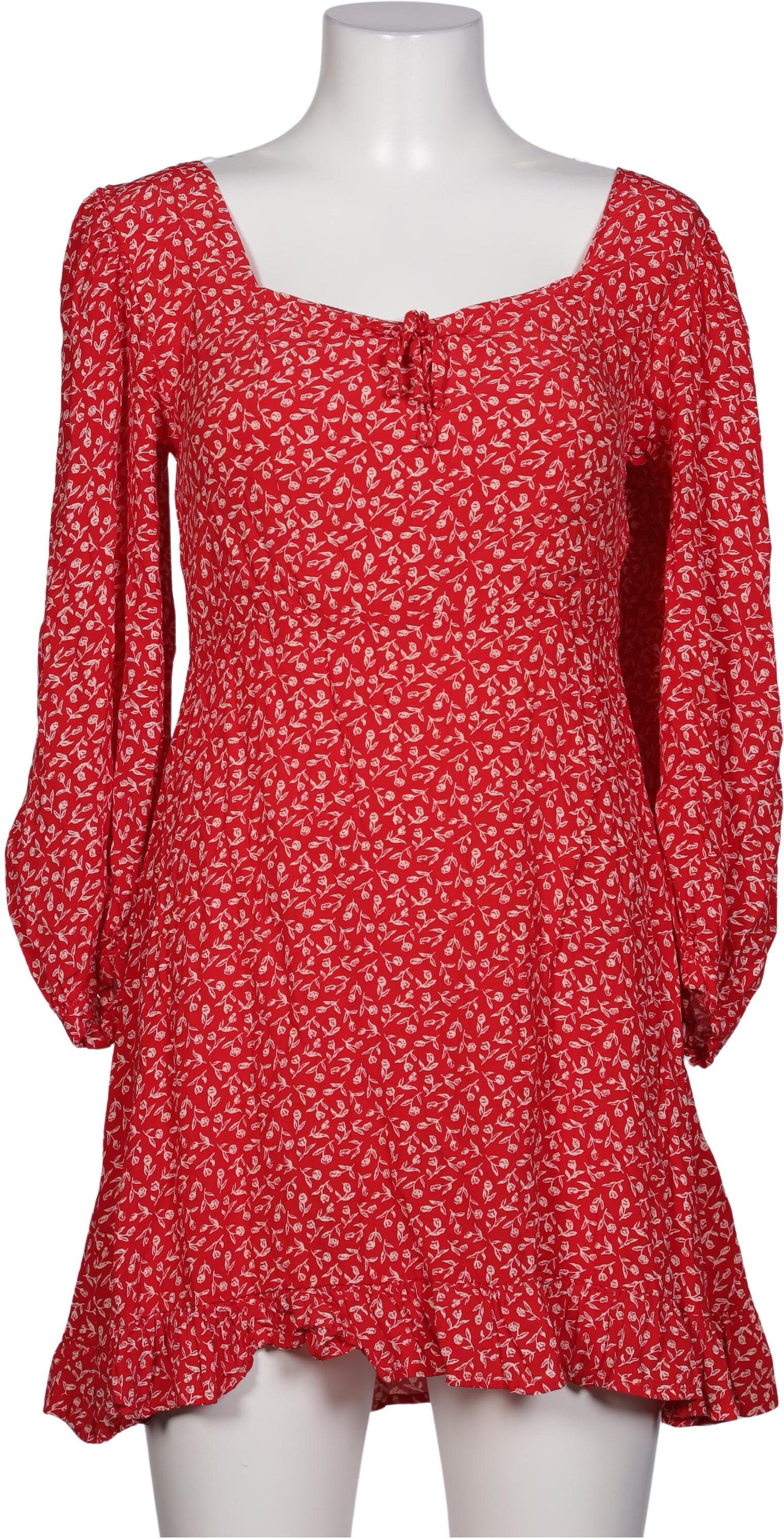 Faithfull the brand Damen Kleid, Rot, Gr. L, Viskose - Second Hand