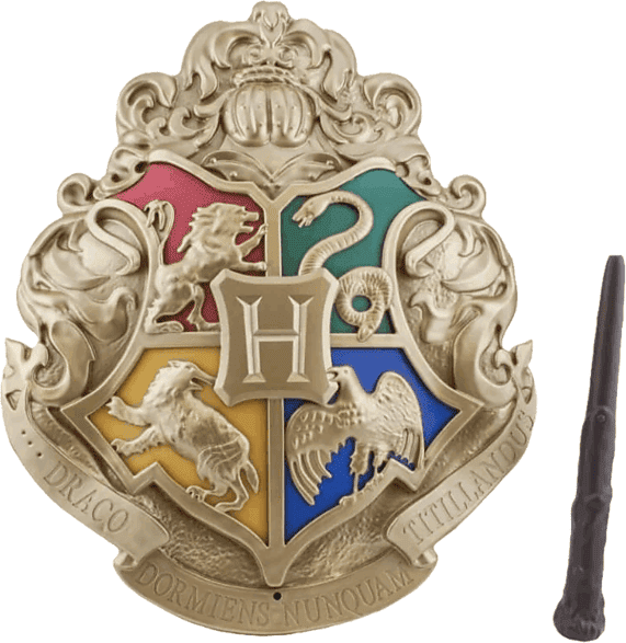 Lámpara - Sherwood Escudo de Hogwarts, 35 cm, Hogwarts