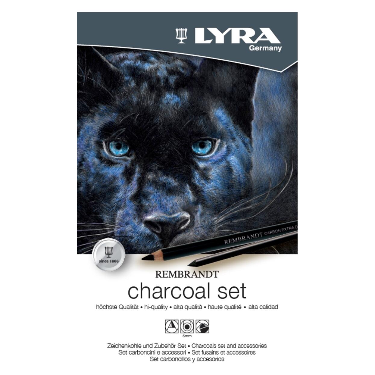 Johann Froescheis LYRA Charcoal Set Rembrandt Metalletui (8.50 mm) (1-2051112)