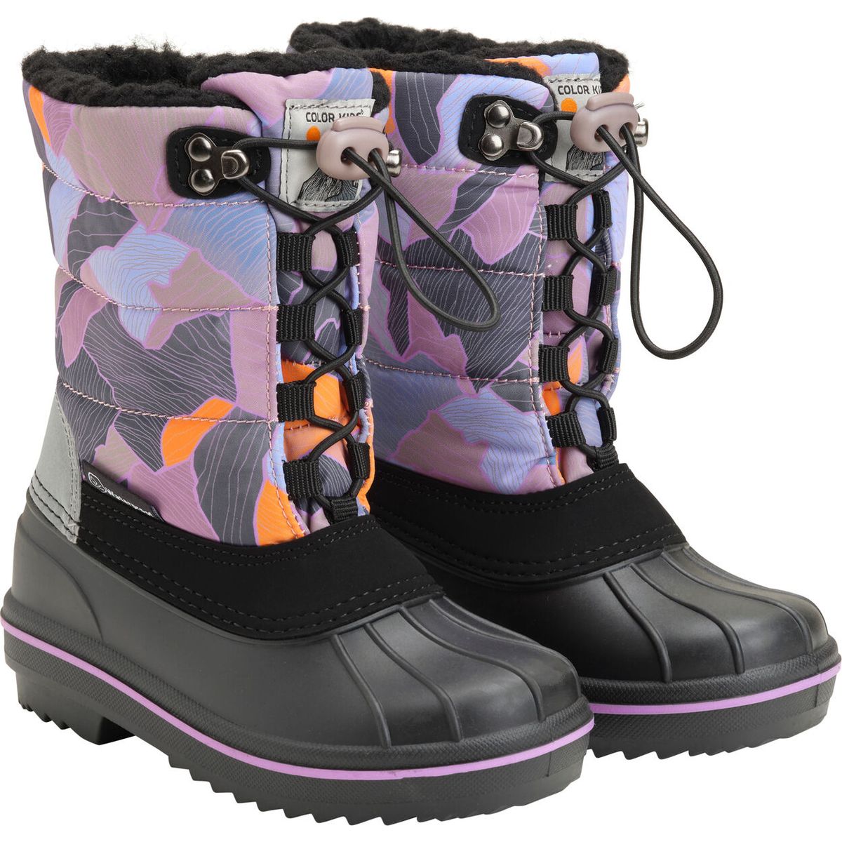 Color Kids Boots AOP W. Wool WP 760385 mauve mist (5213) 31 760385-5213-31