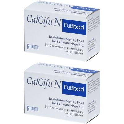 Calcifu N desinfizierendes Fußbad 2x 2x8x10 ml Bad
