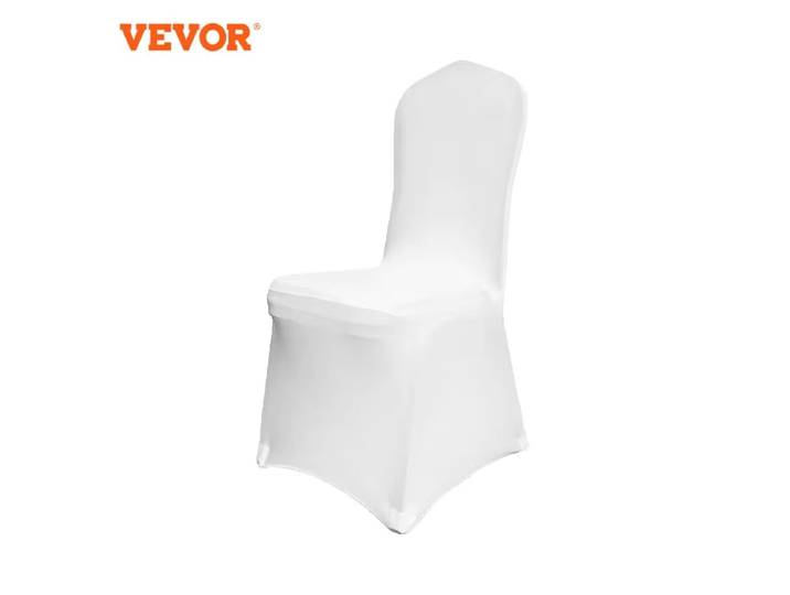 VEVOR 50 100Pcs Housses de Chaises de Mariage en Polyester et Élasthanne Couverture de Chaise Restaurant Banquet Hôtel Soirée