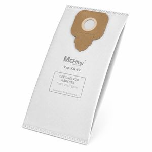 McFilter Staubsaugerbeutel KA 47, 430240163, für Staubsauger Kärcher T 10/1 & T15/1, 10 Stück
