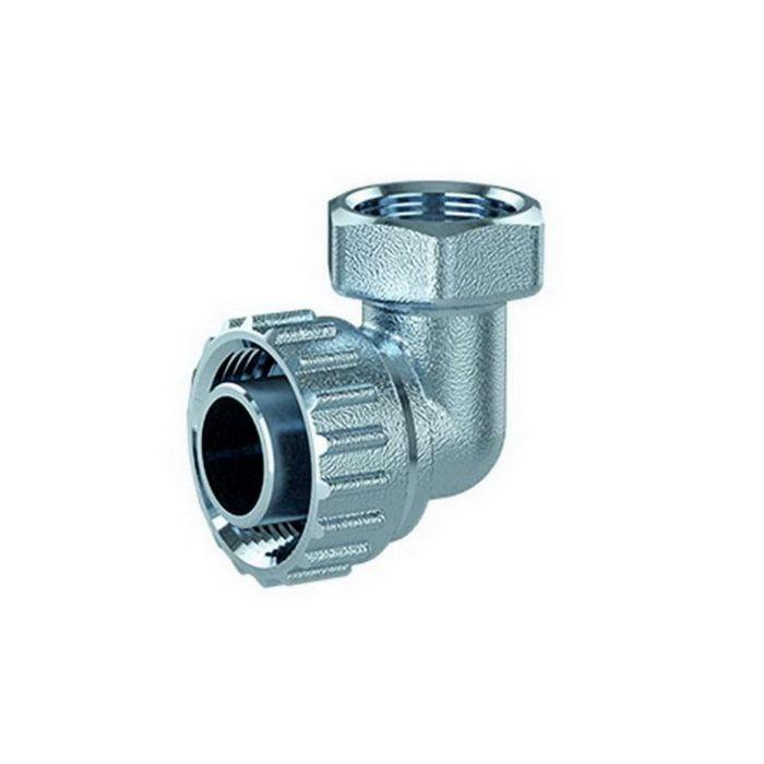 Caleffi Dirtmagslim Verschraubung F0000439 Technopolymer, 3/4" AG, für Schlammabscheider, gebogen