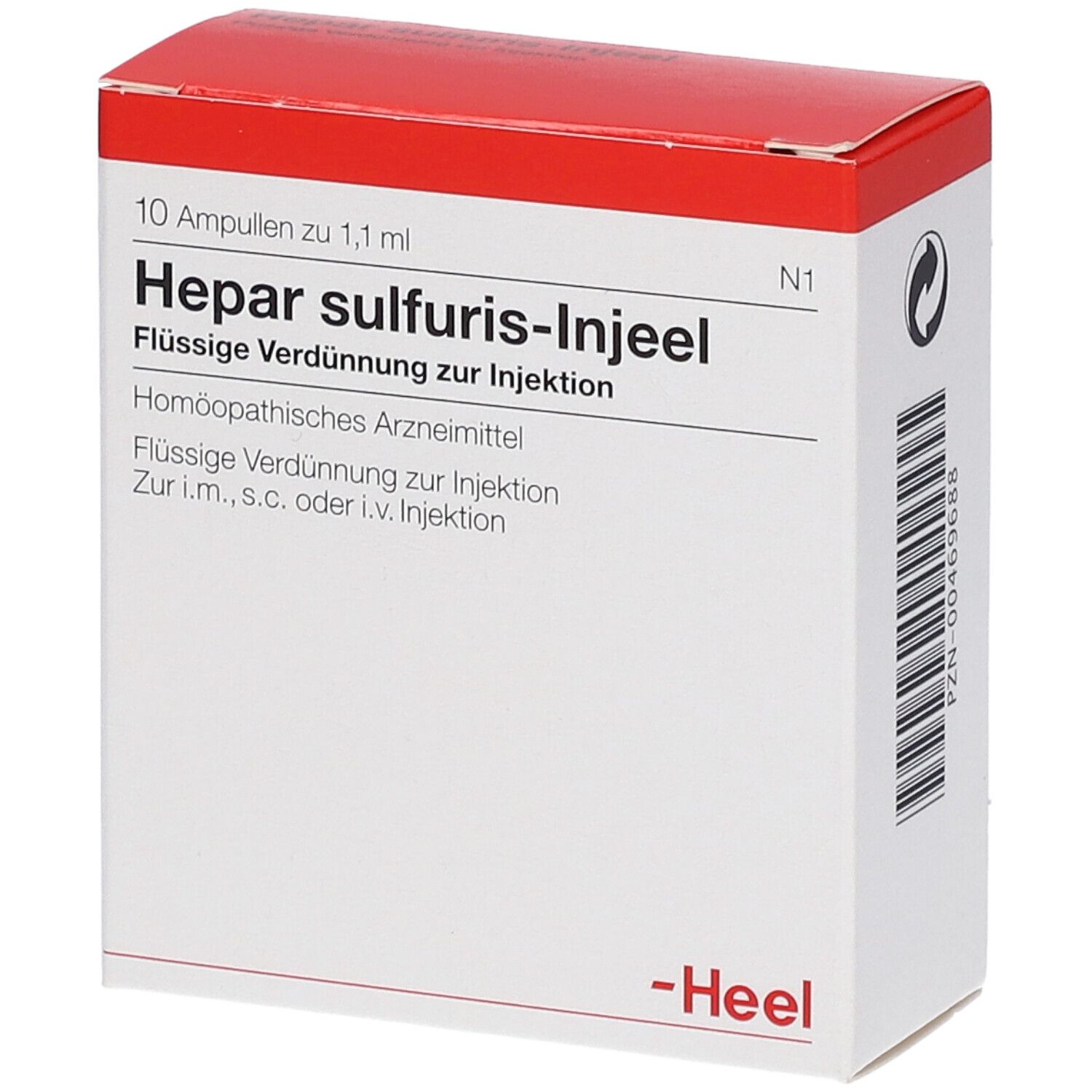 Hepar Sulfuris Injeel Ampullen 10 St