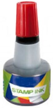 WHITE LABEL Tinta para carimbo   30ml   Vermelho