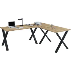VCM, Schreibtisch, X Schreibtisch Eckschreibtisch 190x190x50 (190 x 190 x 76 cm)