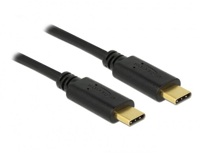 DeLOCK Kabel USB 2.0 Type-C Stecker zu USB 2.0 Type-C Stecker 3m 83325