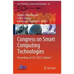 Congress on Smart Computing Technologies, Fachbücher von Harish Sharma, Antorweep Chakravorty