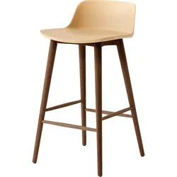 &Tradition Rely HW118 Barhocker, höhe 65 cm, walnuss / beige sand