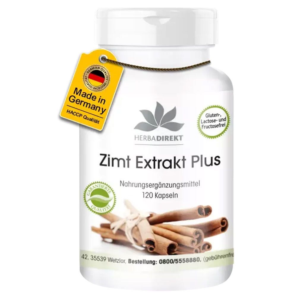 Zimt Extrakt Plus Kapseln 120 St