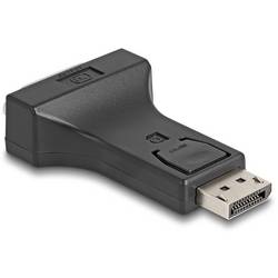 Delock 66615 DisplayPort / DVI Adapter [1x DisplayPort Stecker - 1x DVI-Buchse 24+5pol.] Schwarz