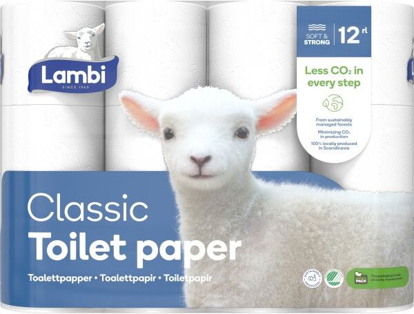 Lambi Toiletpapir   3-Lags   84 Ruller