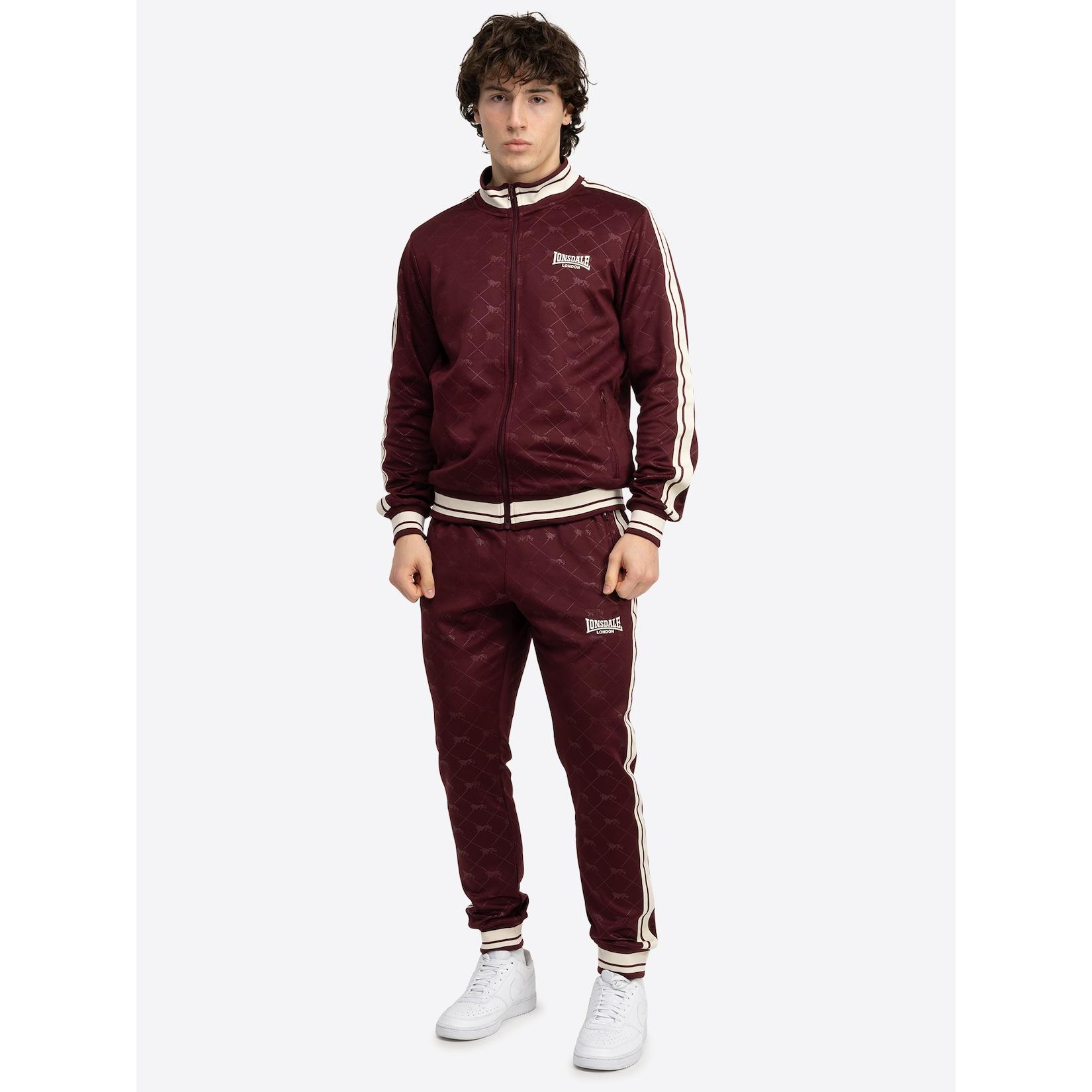 Lonsdale Herren Trainingsanzug schmale Passform ASHWELL