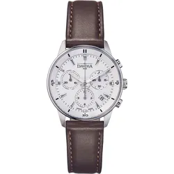 Davosa Executive Vireo Medium Chrono 167.585.15 - weiß,braun - 36mm