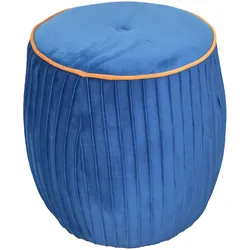 möbel direkt online Sitzpouf Fabienne blau